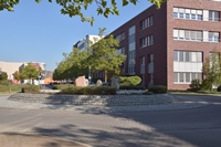 Geschftsstelle Babelsberg im Sirius Business Park, Ansicht aus der  Grobeerenstrae